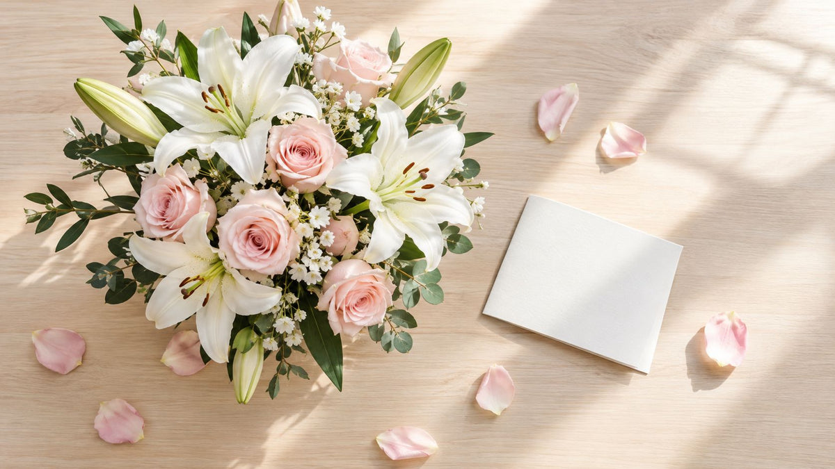 En sidste hilsen kort: 7 korte tekster til blomster