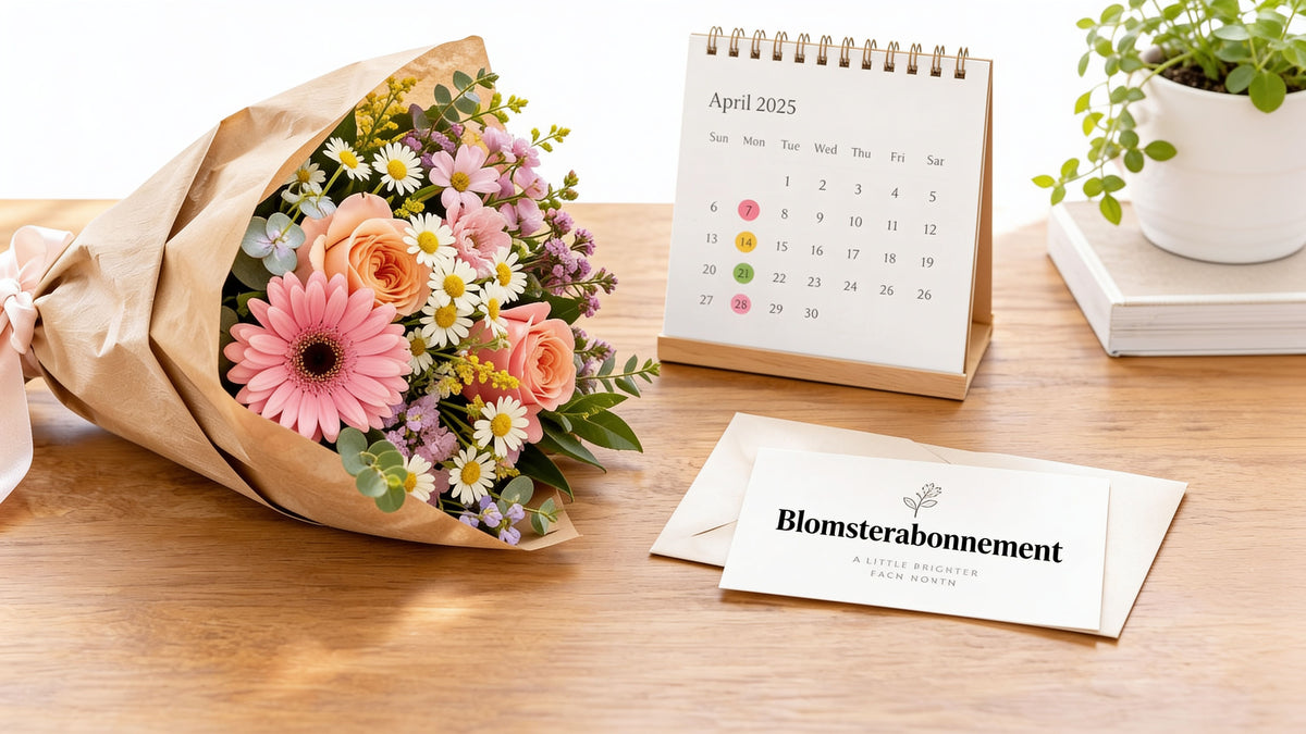 Blomsterabonnement som gave: en praktisk guide